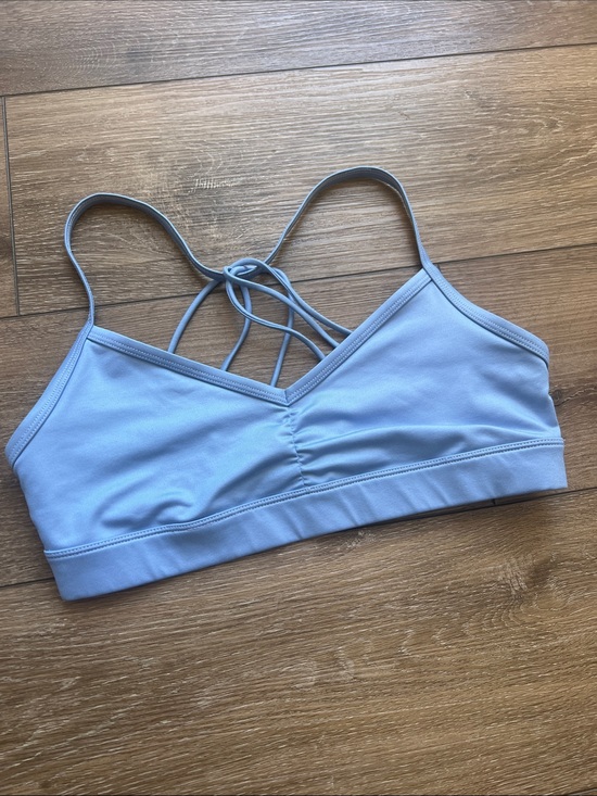 ALO Yoga Other - Alo Airlift Define Light Blue Strappy Sports Bra